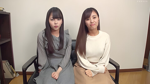 Two Bestie Amateur Girls: Sloppy French Kissing While Teasing Handjob Vol. 3-4