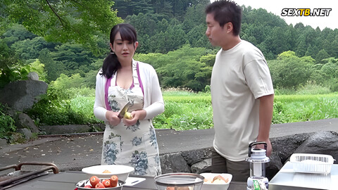 (eng Sub) I Went Camping With My Stepsons Friend - Maika Asai