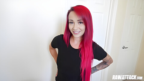 Tattooed Beauty Demi Rhoades Teases Her Friend To Make Sex Video