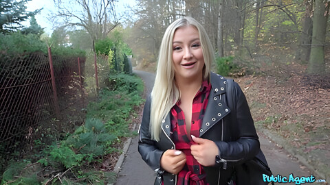 Curvy Blonde With Great Looking Tits And Ass
