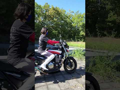 バイク女子(熟女 ) #shorts サムネイル