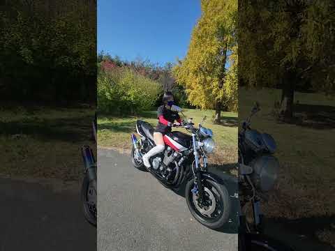 バイク女子(熟女)XJR1300　 #shorts サムネイル